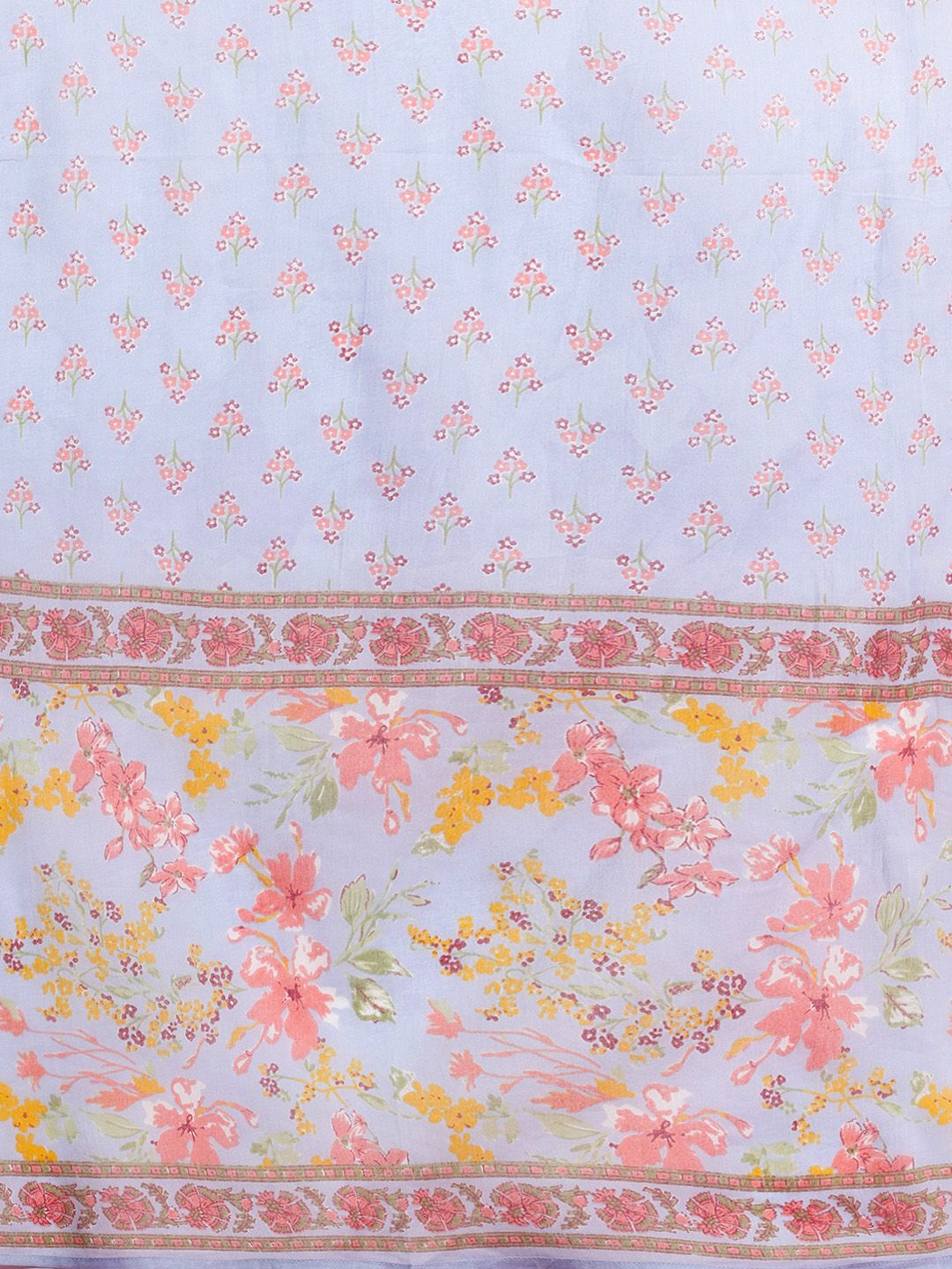 Indo Era Floral Printed Pure Cotton Kurta with Salwar & With Dupatta