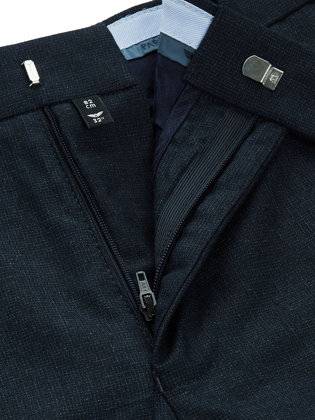 Park Avenue Men Solid Mid-Rise Smart Fit Formal Trousers