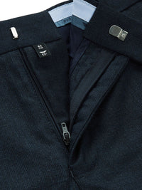 Park Avenue Men Solid Mid-Rise Smart Fit Formal Trousers