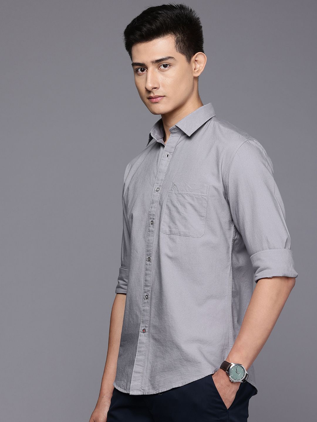 Raymond Pure Cotton Slim Fit Casual Shirt