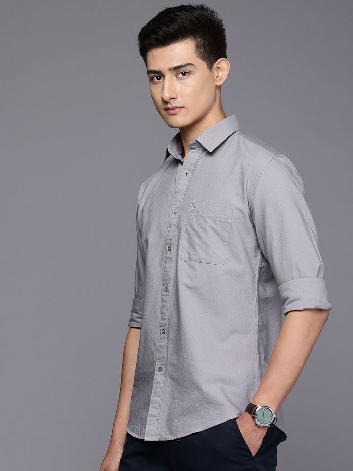 Raymond Pure Cotton Slim Fit Casual Shirt