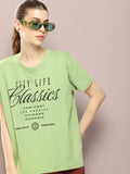 DILLINGER Typography Printed Pure Cotton Boxy T-shirt