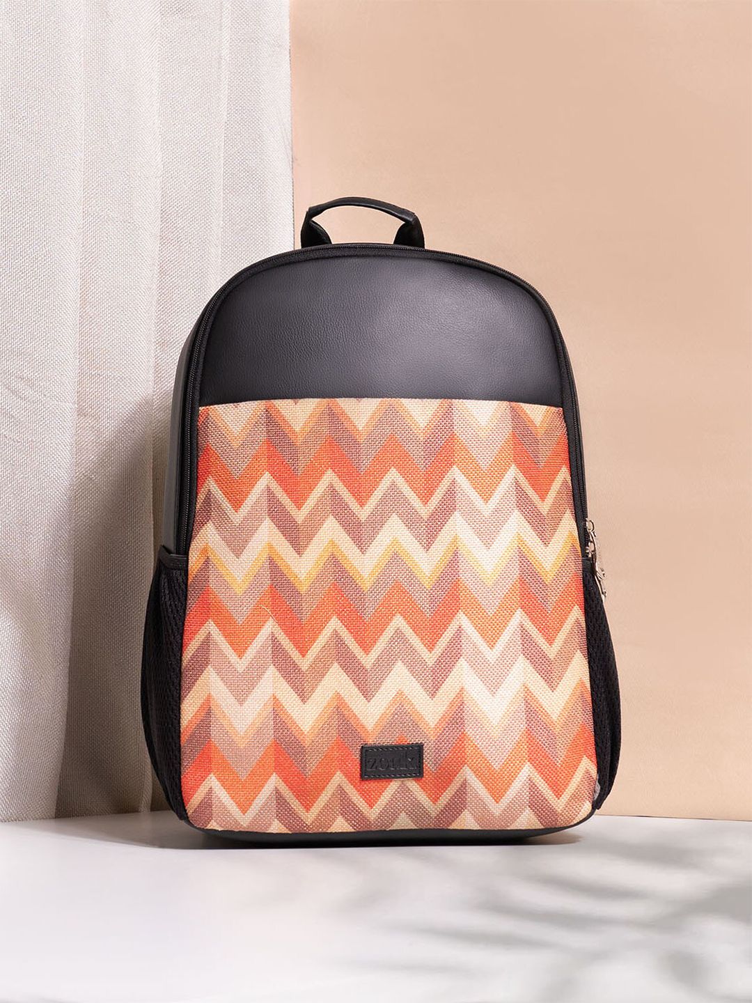 ZOUK Tidal Wave Printed Water Resistance Backpack Up To 16 Inch