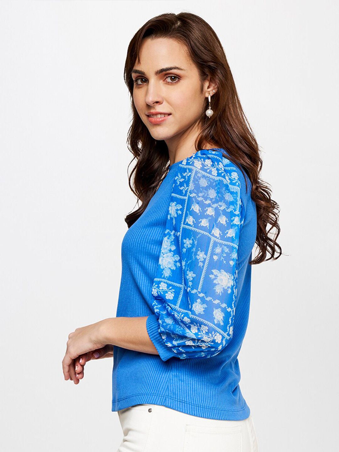 AND Floral Print Top