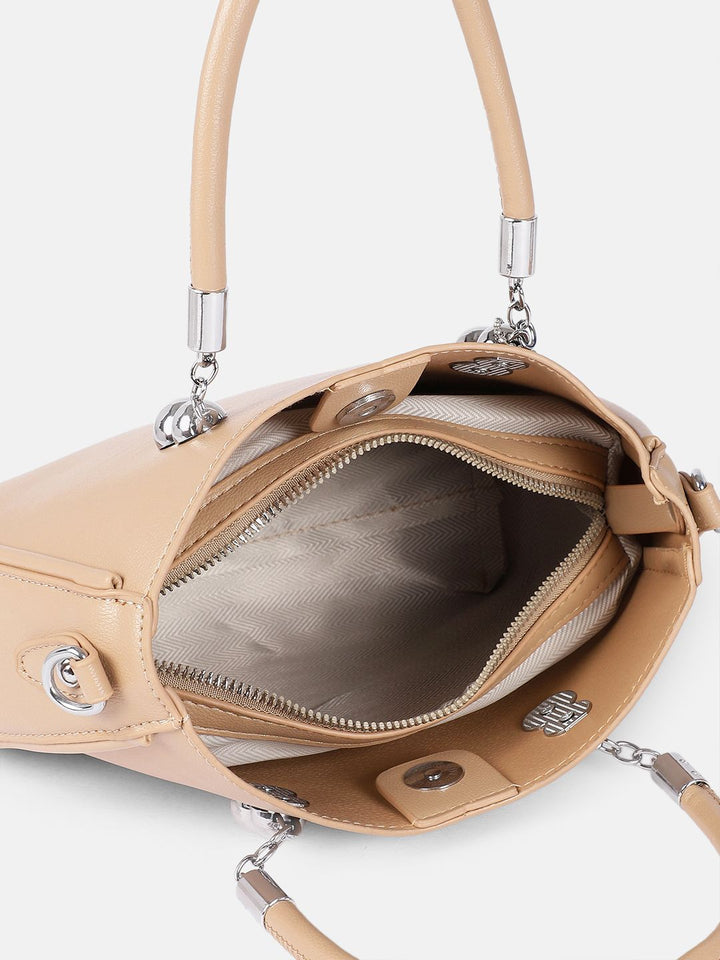 DressBerry Textured Structured Handheld Bag
