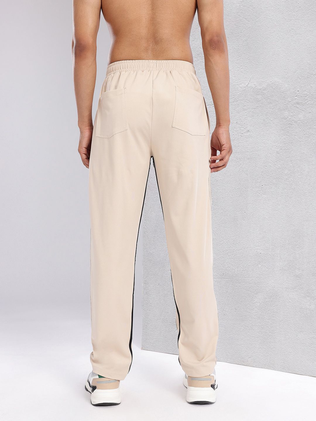 HRX by Hrithik Roshan Men Striped Detail Training Track Pants