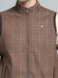 Monte Carlo Men Mock Collar Solid Casual Lightweight Bomber Jacket