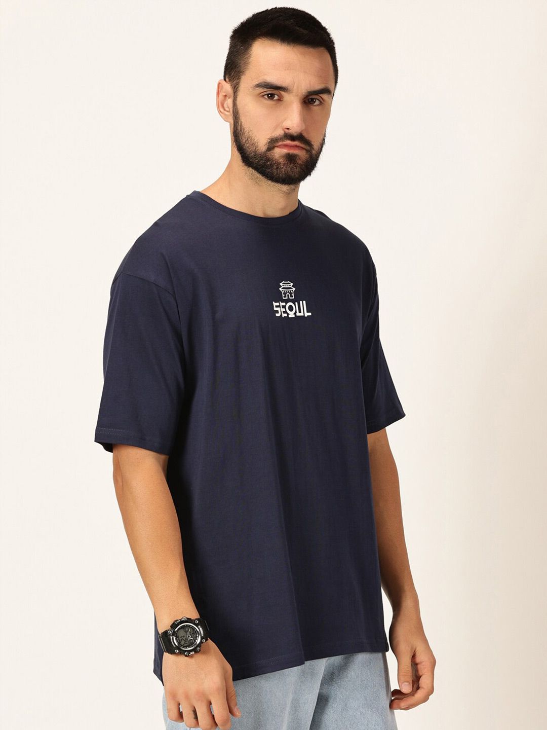 Thomas Scott Round Neck Typography Bio Finish Pure Cotton T-shirt