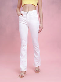 DressBerry Women Bootcut Mid-Rise Stretchable Jeans