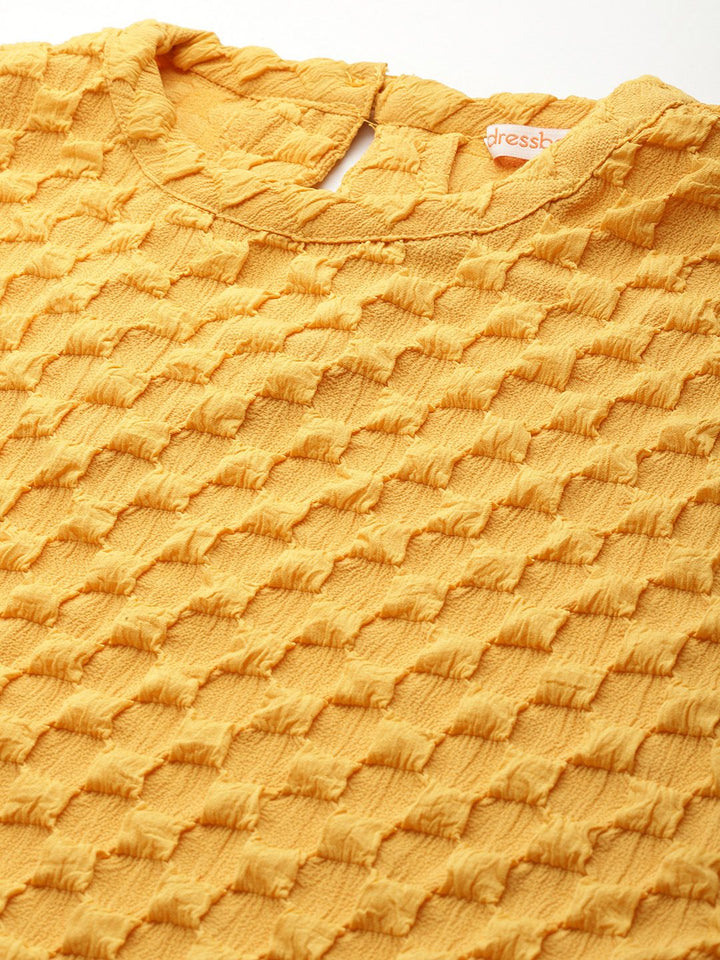 DressBerry Seersucker Boxy Top