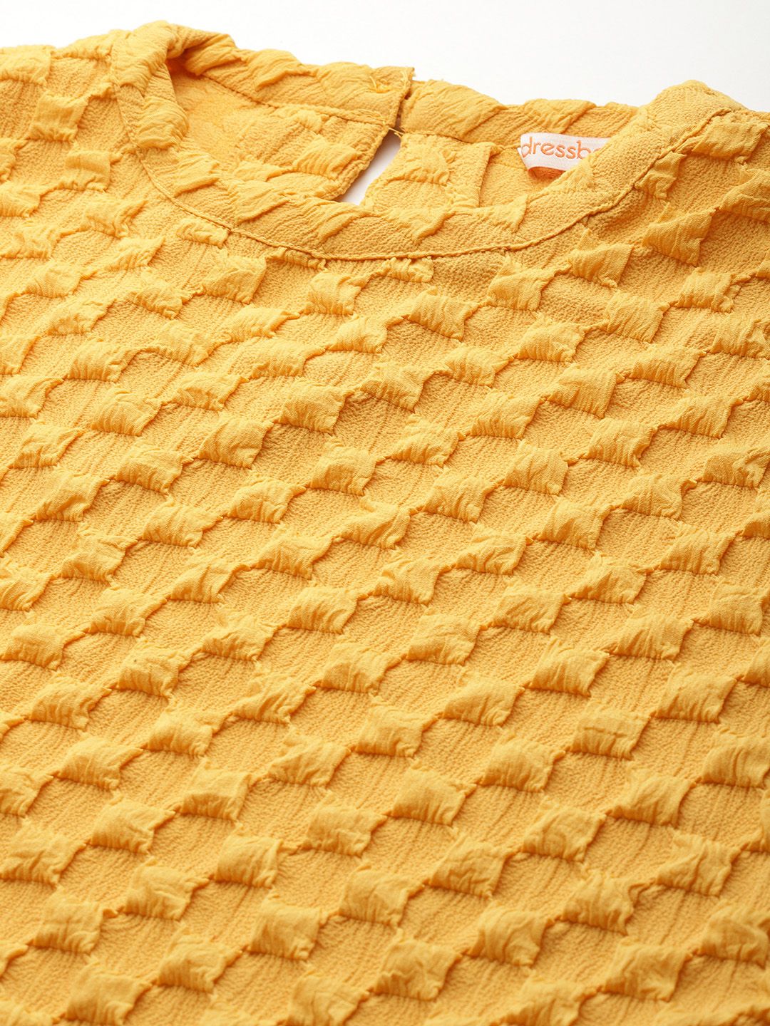 DressBerry Seersucker Boxy Top