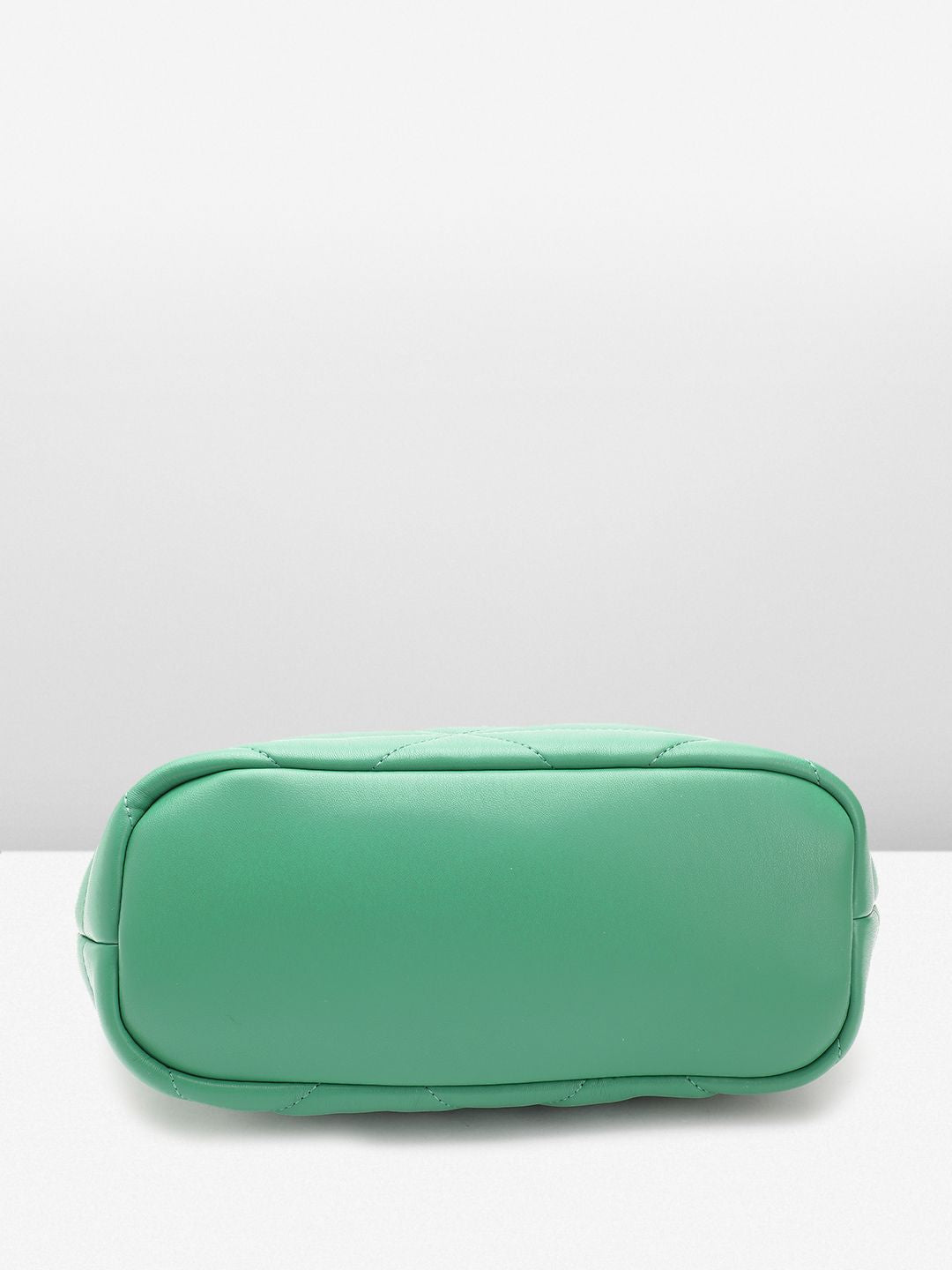 Lino Perros Structured Handheld Bag with Quilted Detail