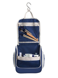 Cortina Navy Blue Water Resistant Makeup Organiser