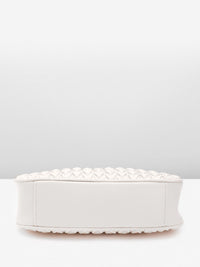 Lino Perros Structured Shoulder Bag with Quilted Detail