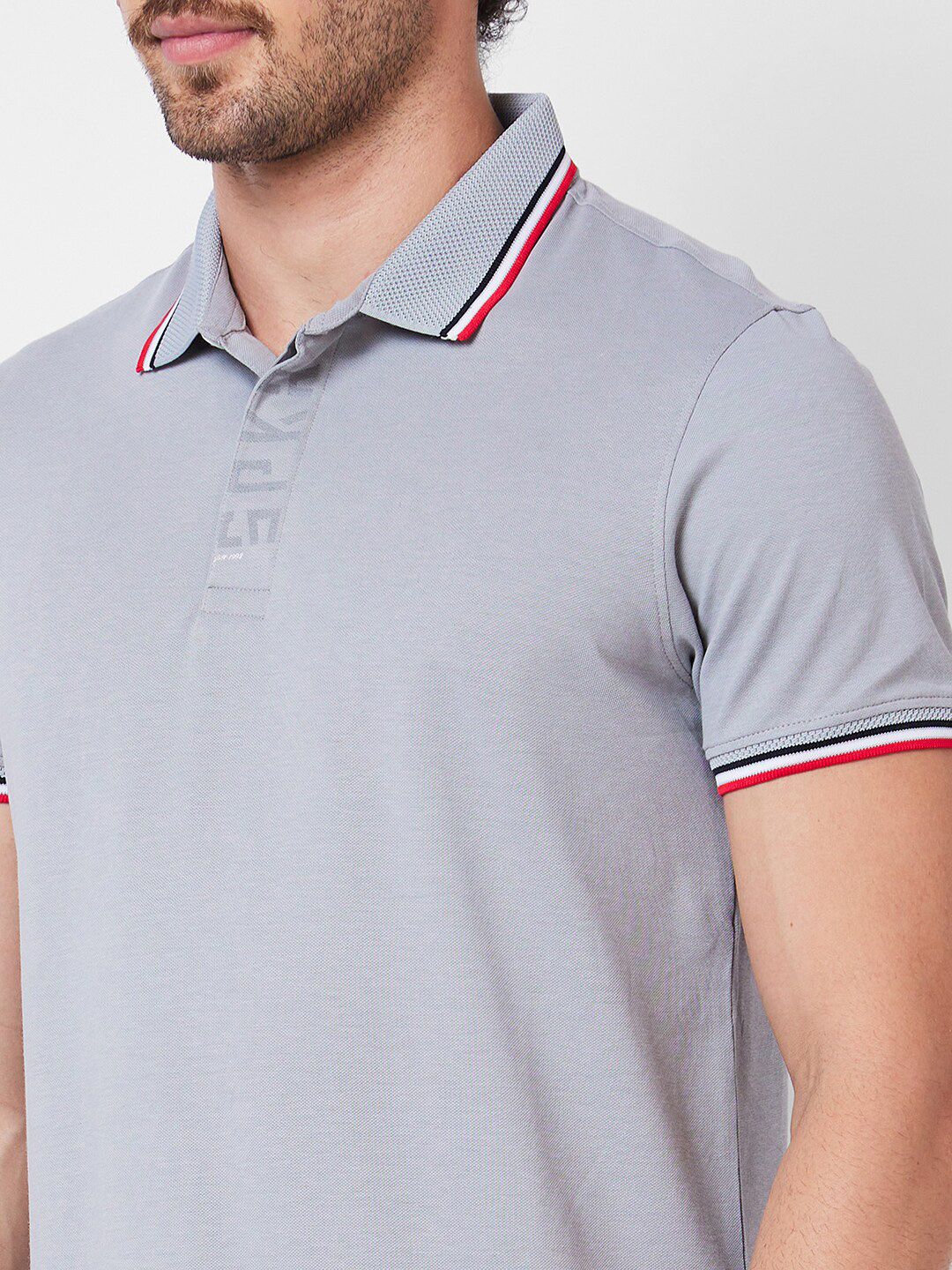 SPYKAR Polo Collar Slim Fit T-shirt