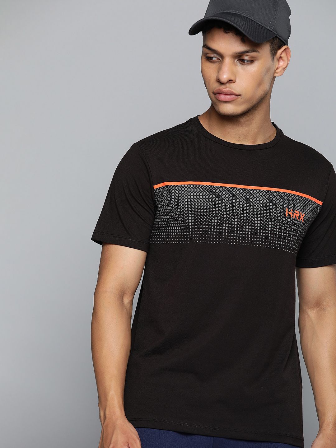 HRX By Hrithik Roshan Antimicrobial Brand carrier Training T-shirts