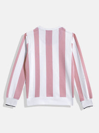 Monte Carlo Boys Striped & Printed Detail Pure Cotton Sweatshirt