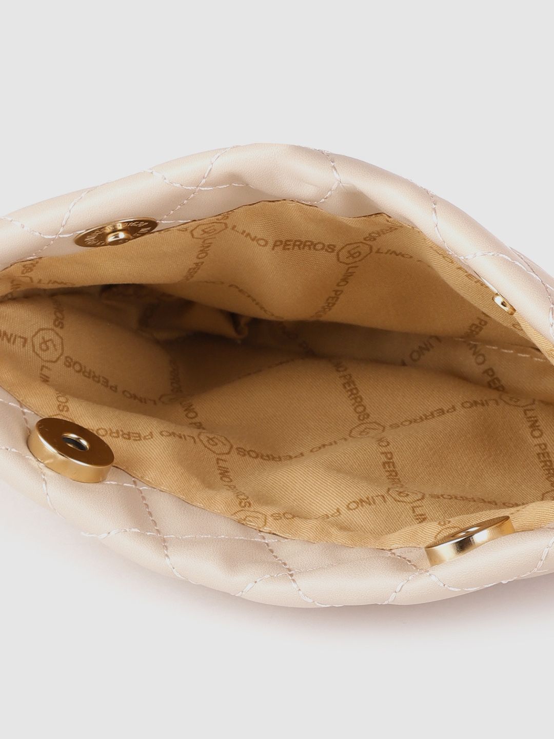 Lino Perros Gold-Toned Quilted Small Sling Bag