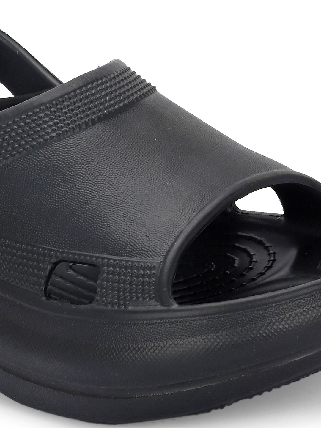 HRX by Hrithik Roshan Women Black Rubber Slip-On