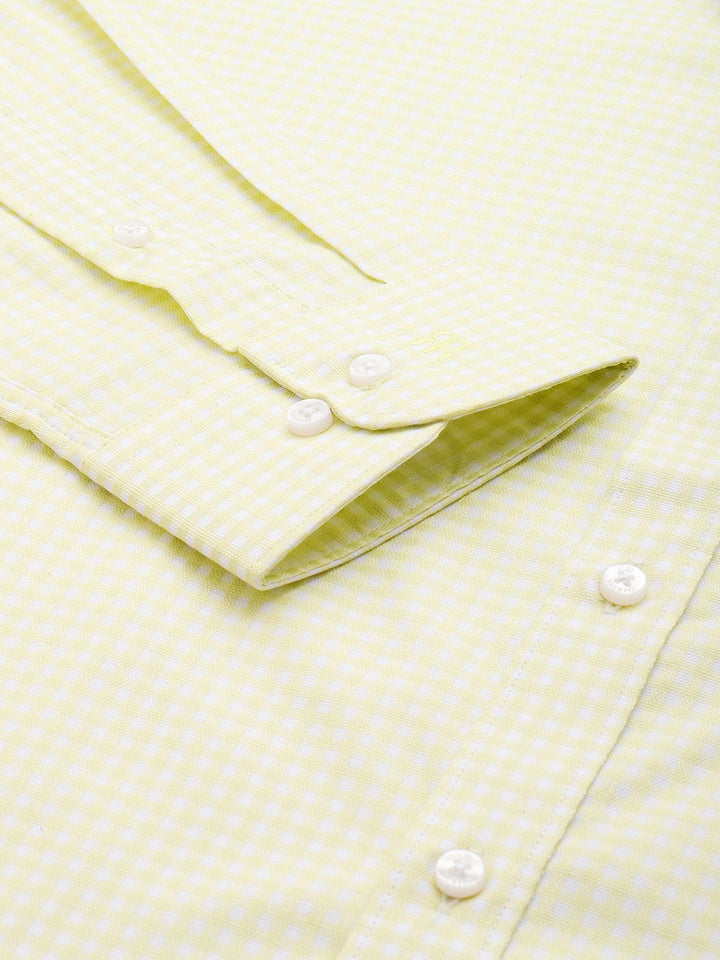 Raymond Self Design Slim Fit Pure Cotton Formal Shirt