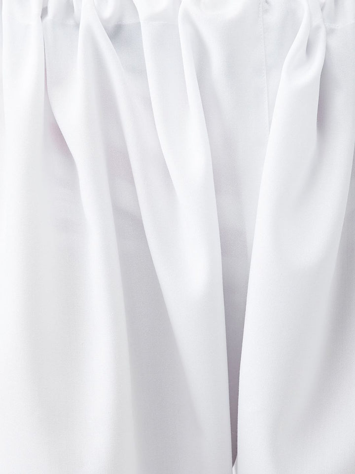 SOJANYA Men White & White Solid Kurta with Salwar