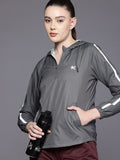 HRX by Hrithik Roshan Rapid-Dry Hooded Training Jacket