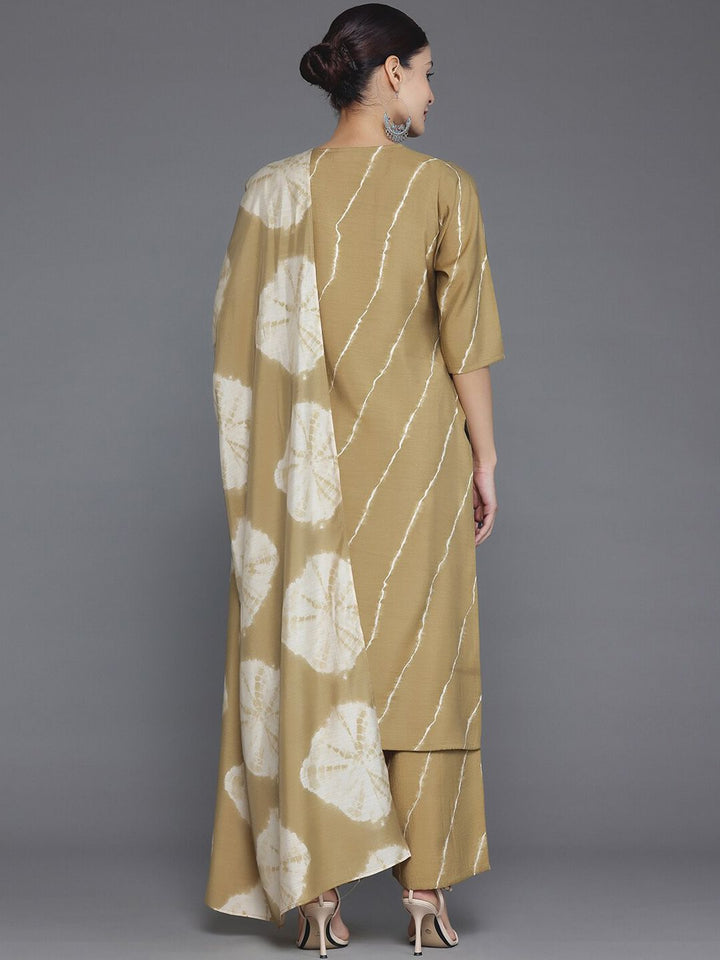 Libas Printed Regular Kurta with Palazzos & With Dupatta