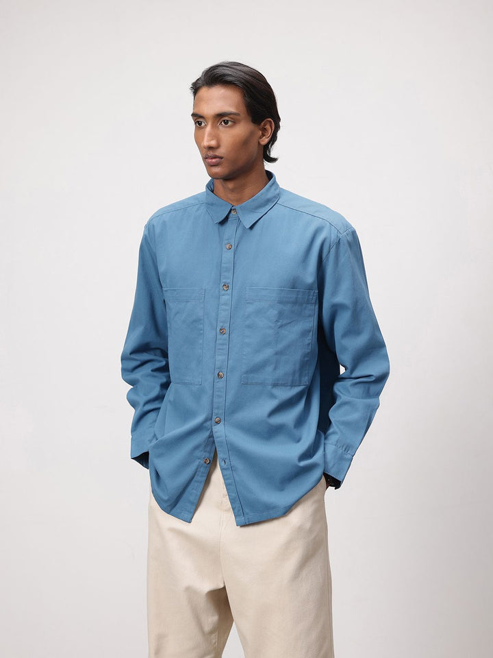 ether 365 Essentials Spread Collar Casual Shirt