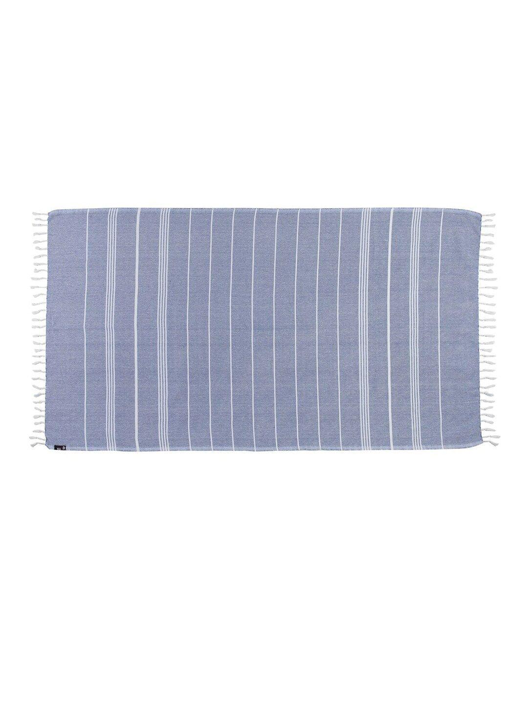 KLOTTHE Unisex Set Of 4 Striped 233 GSM Bath Towels