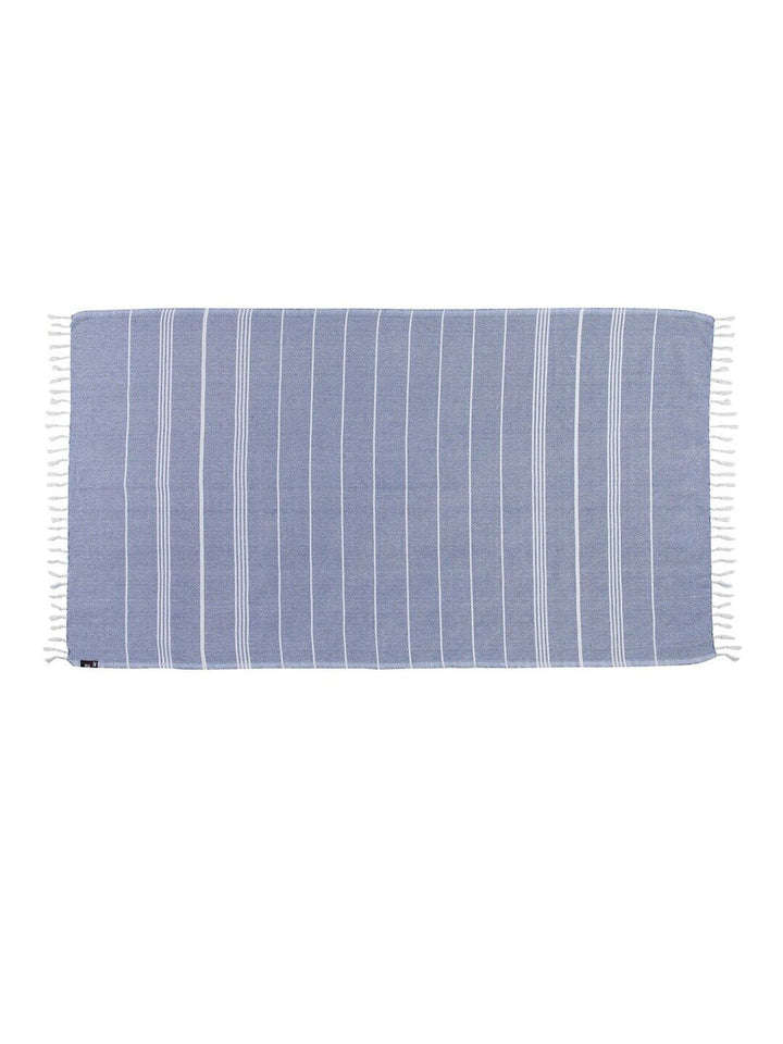 KLOTTHE Unisex Set Of 4 Striped 233 GSM Bath Towels