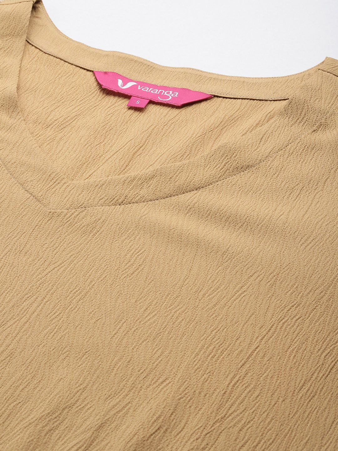 Varanga Regular Silk Crepe Kurta with Trousers & Dupatta