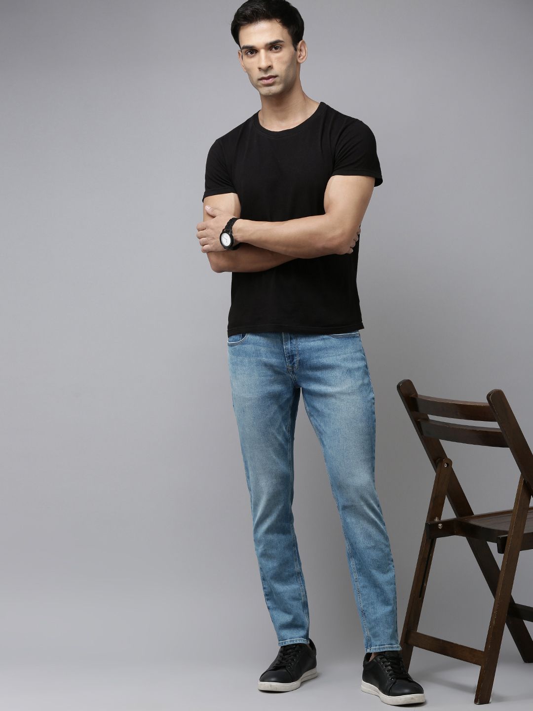 SPYKAR Men Slim Fit Faded Jeans
