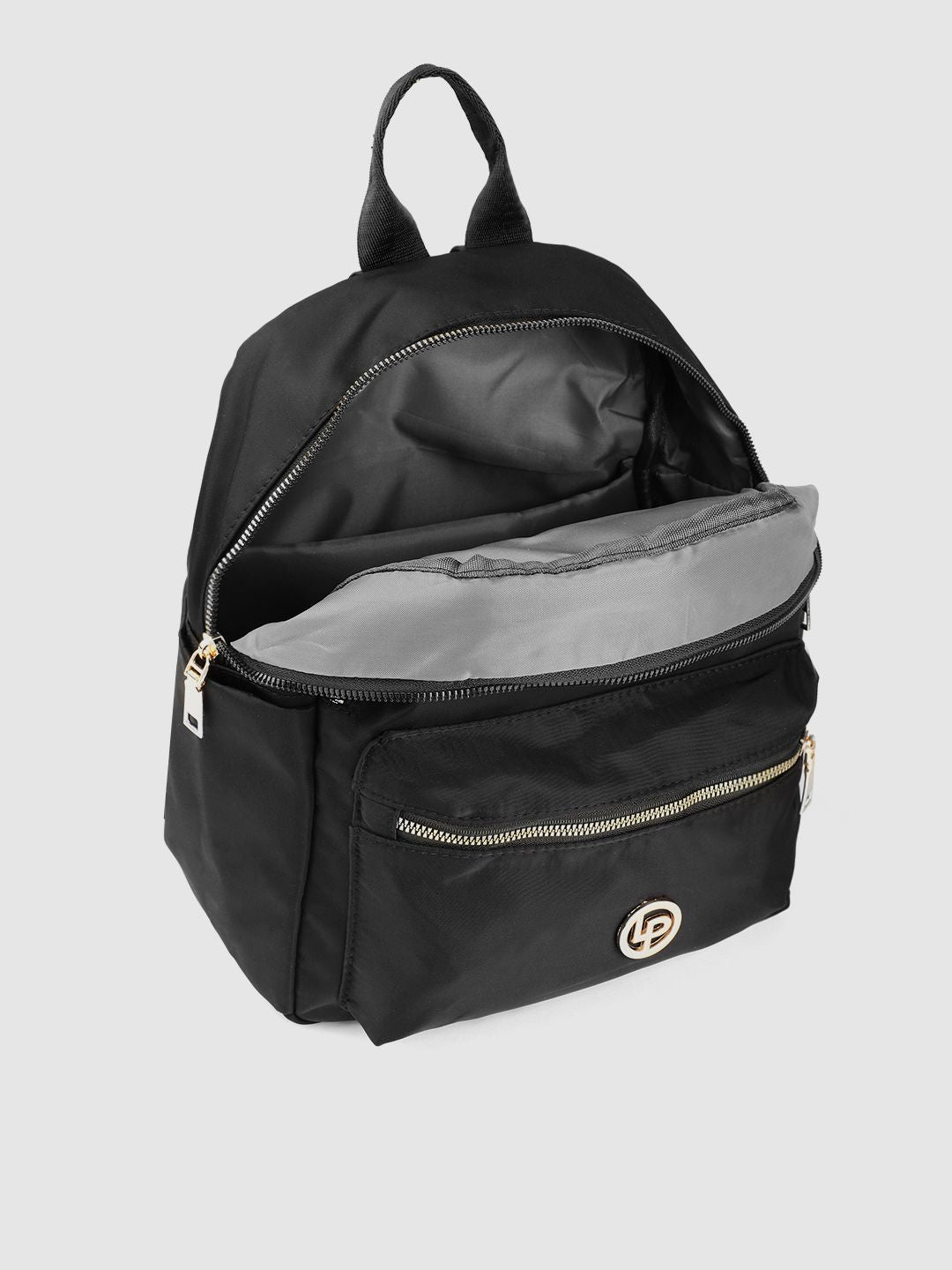 Lino Perros Women Black Backpack with 11 Inch Tablet Sleeve