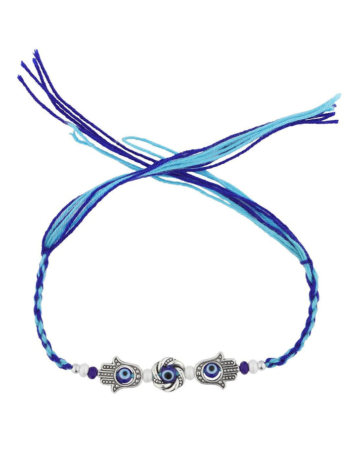 Voylla Hamsa Tangan Evil Eye Beaded Benang Rakhi