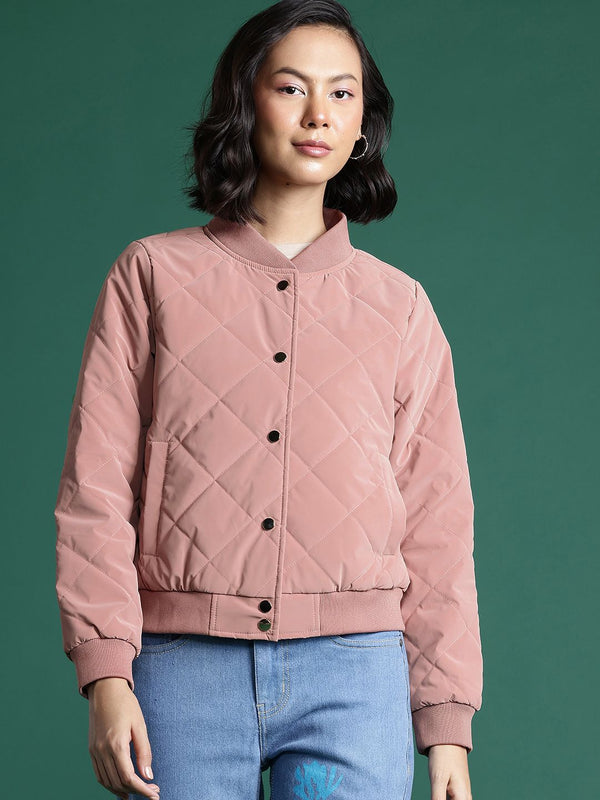 DressBerry Quilted Bomber Jacket