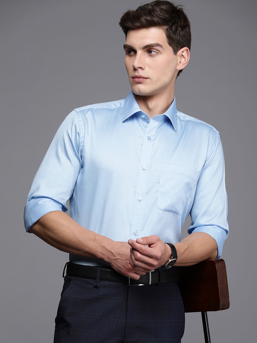 Raymond Pure Cotton Slim Fit Formal Shirt
