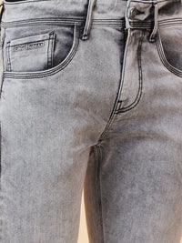 Being Human Men Slim Fit Heavy Fade Clean Look Stretchable Jeans