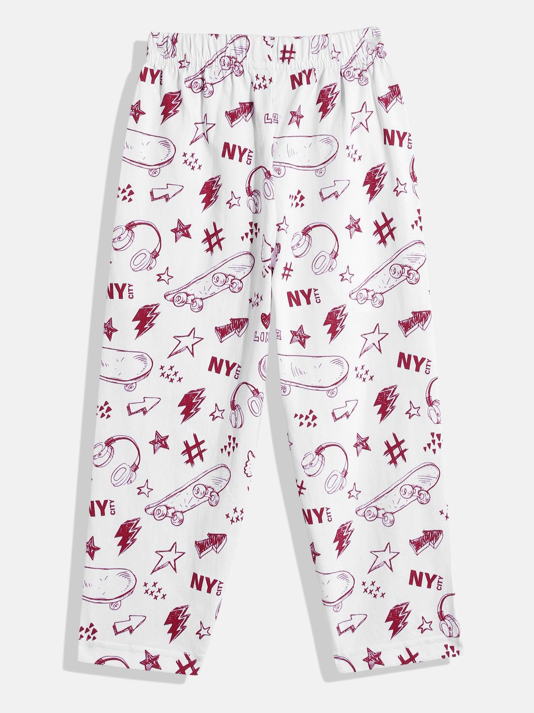 Moms Love Boys Printed T-shirt with Trousers