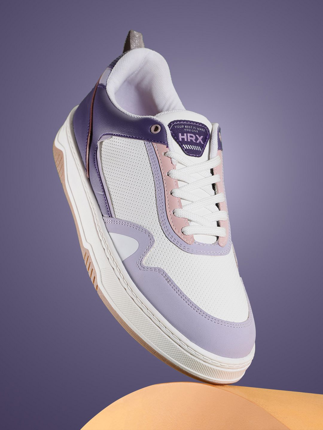HRX by Hrithik Roshan Women Colourblocked Perforated Sneakers