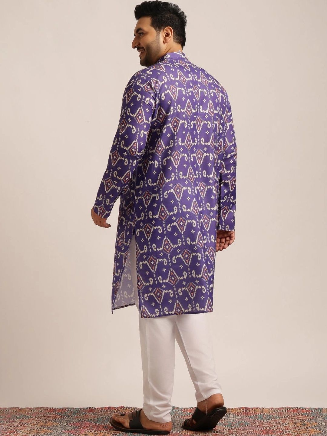 SOJANYA PLUS Men Ethnic Motifs Printed Indie Prints Kurta