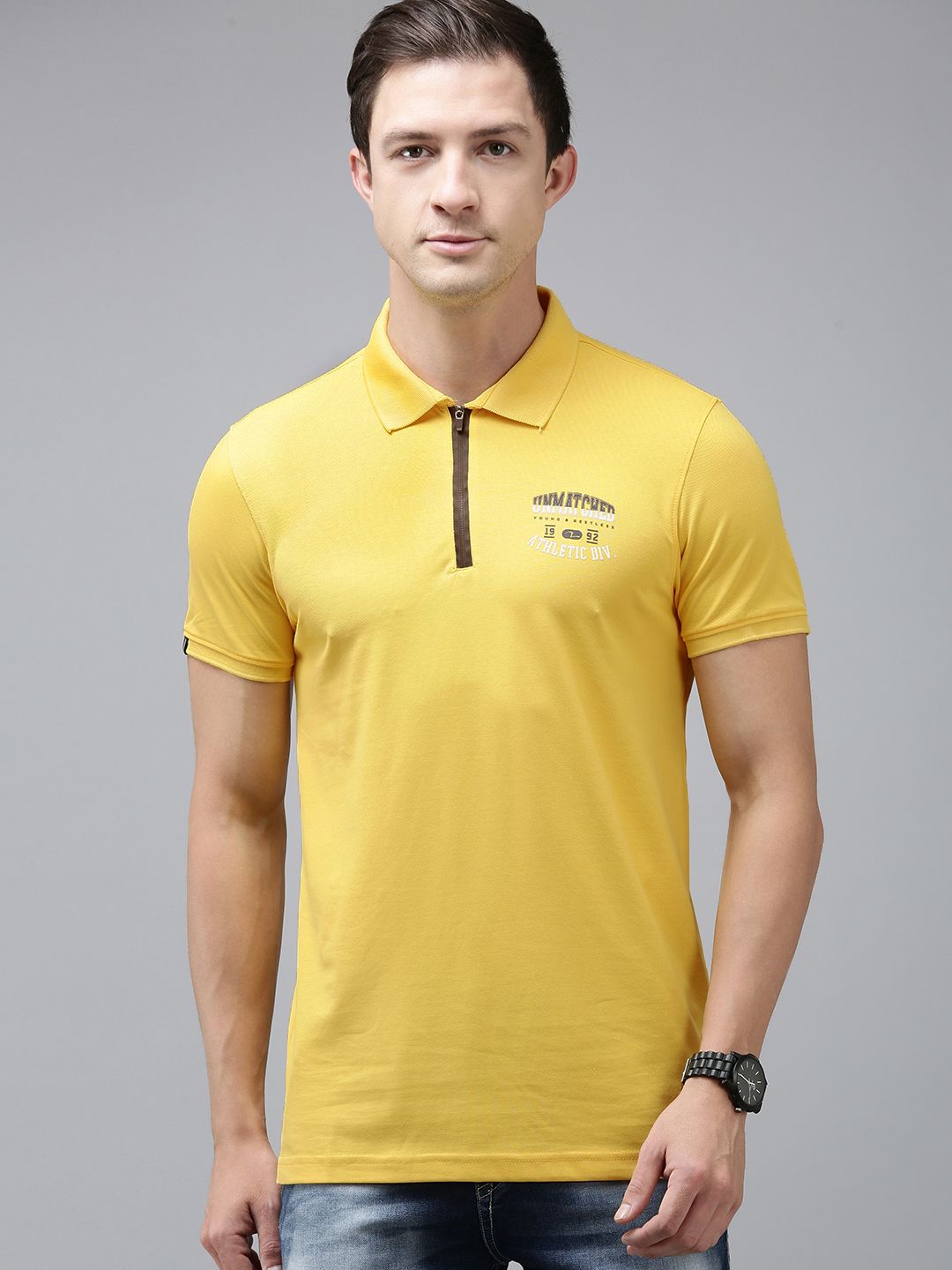 SPYKAR Men Polo Collar Slim Fit T-shirt