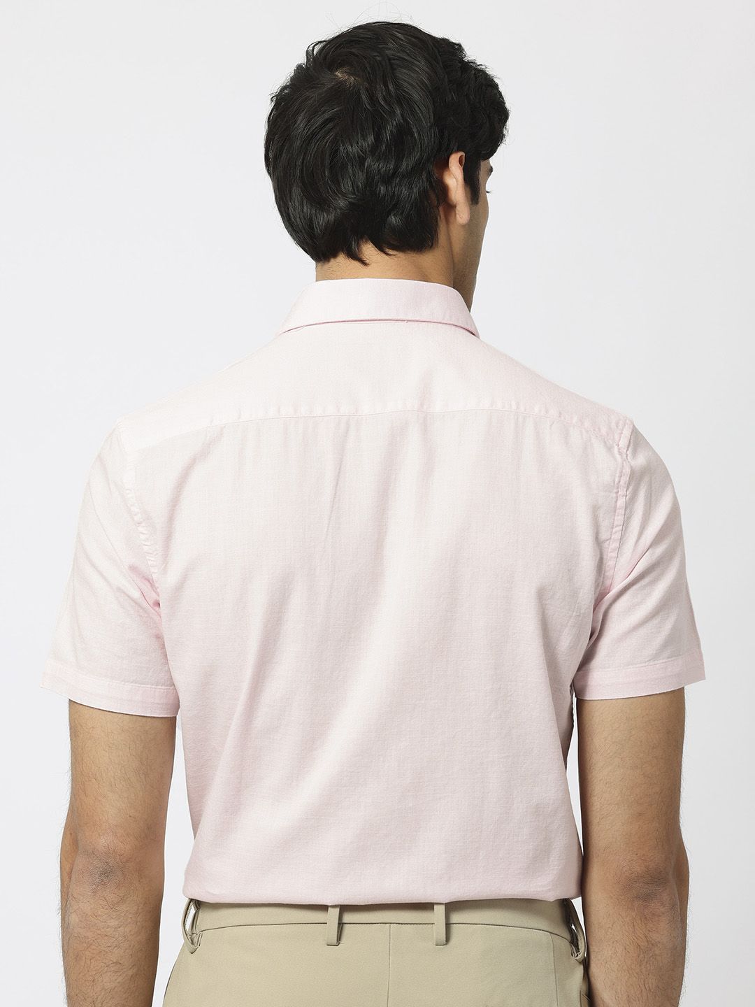 RARE RABBIT Men Darwin Slim Fit Opaque Cotton Shirt