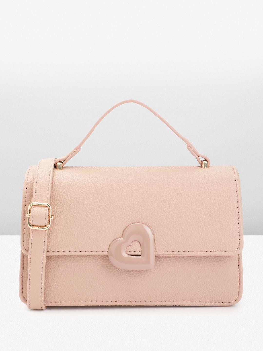 DressBerry Solid Structured Satchel