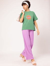 DressBerry Vibe Check Printed T-shirt