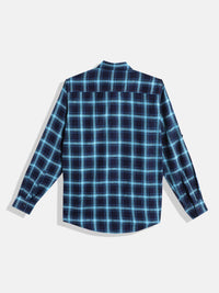 Monte Carlo Boys Tartan Checked Casual Smart Fit Shirt