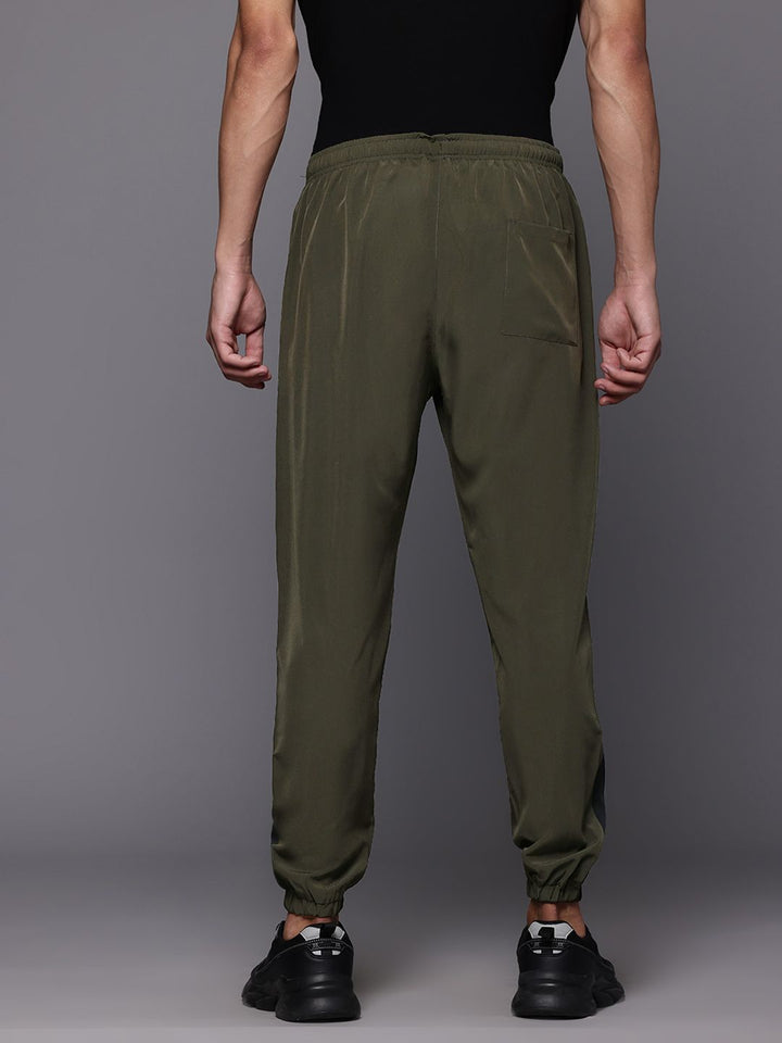 HRX by Hrithik Roshan Men Lifestyle Patch-Detailed Joggers
