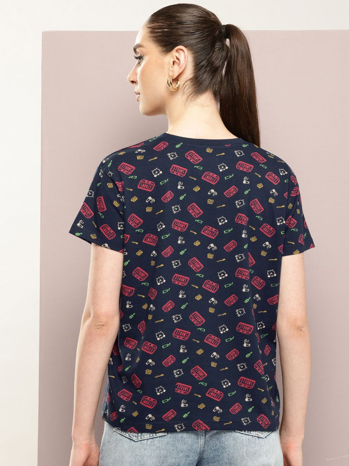DILLINGER Printed Pure Super Combed Cotton Boxy T-shirt