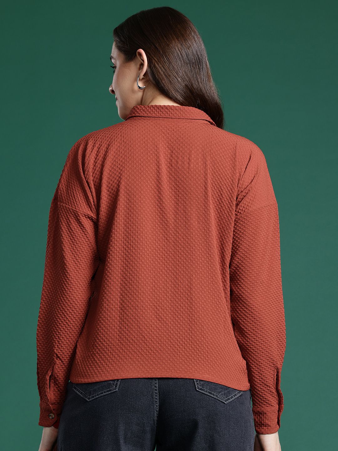DressBerry Textured Casual Shirt
