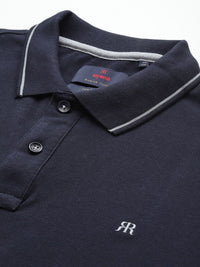 Raymond Men Polo Collar  Pure Cotton T-shirt