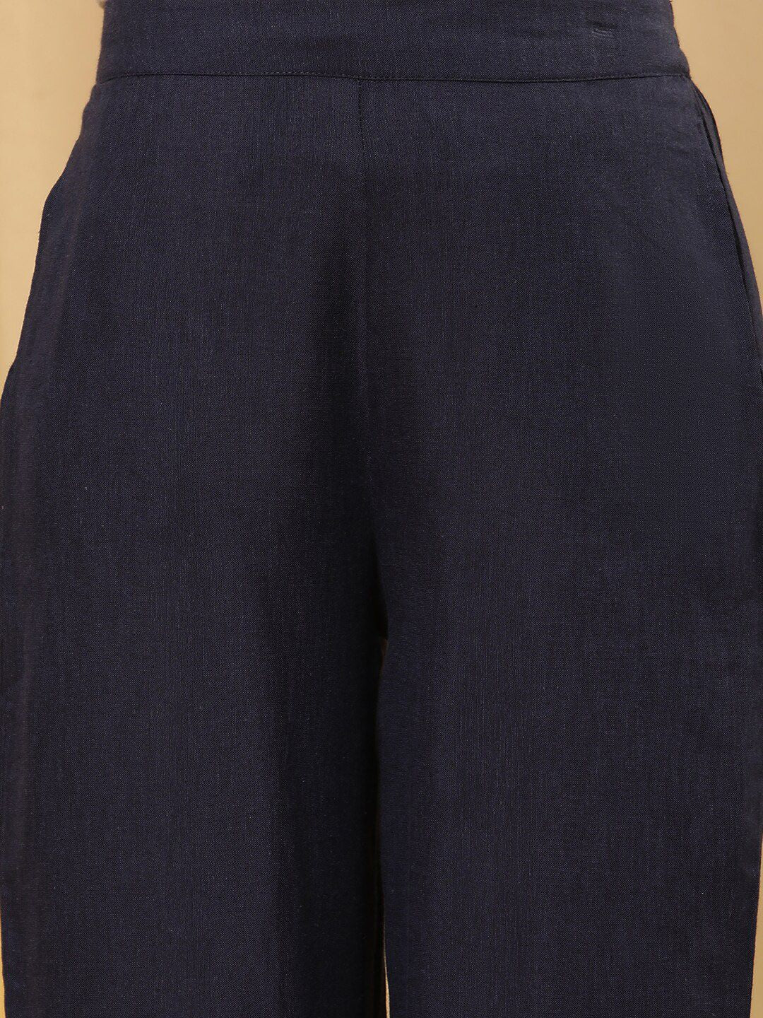 W Women Mid-Rise Parallel Ethnic Trousers